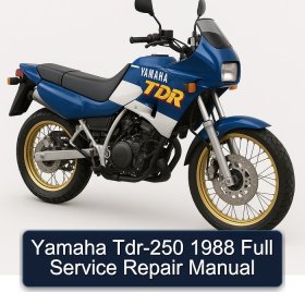 Yamaha Tdr-250 1988 Full Service Repair Manual