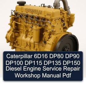 Caterpillar 6D16 DP80 DP90 DP100 DP115 DP135 DP150 Diesel Engine Service Repair Workshop Manual Pdf