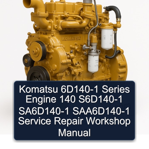 Komatsu 6D140-1 Series Engine 140 S6D140-1 SA6D140-1 SAA6D140-1 Service Repair Workshop Manual
