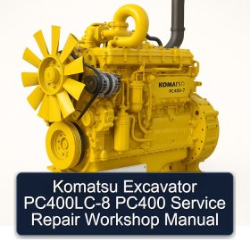 Komatsu Excavator PC400LC-8 PC400 Service Repair Workshop Manual