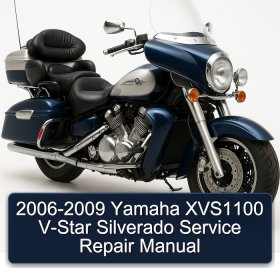 2006-2009 Yamaha XVS1100 V-Star Silverado Service Repair Manual