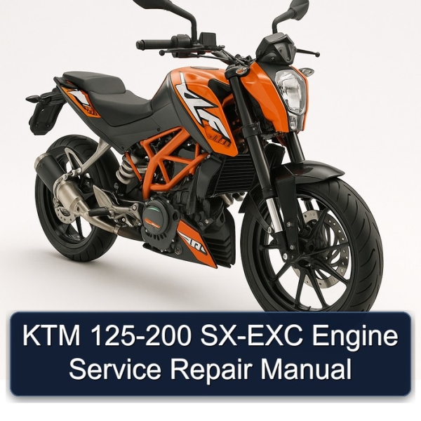 KTM 125-200 SX-EXC Engine Service Repair Manual