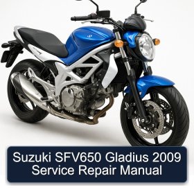 Suzuki SFV650 Gladius 2009 Service Repair Manual
