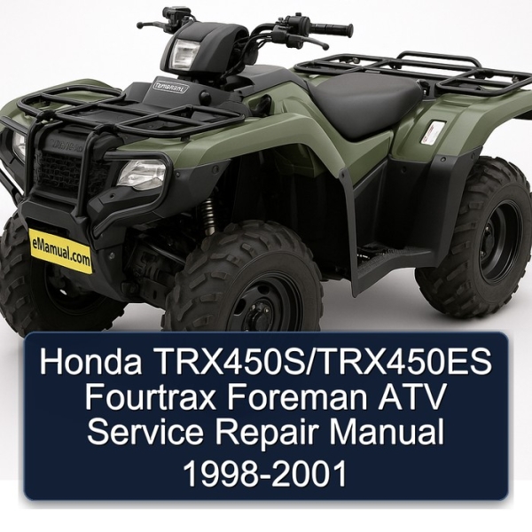 Honda TRX450S/TRX450ES Fourtrax Foreman ATV Service Repair Manual 1998-2001