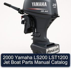 2000 Yamaha LS200 LST1200 Jet Boat Parts Manual Catalog