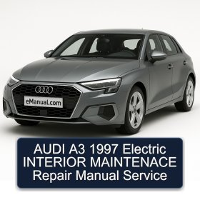 AUDI A3 1997 Electric INTERIOR MAINTENACE Repair Manual Service