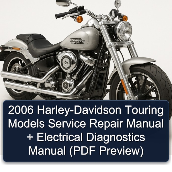 2006 Harley-Davidson Touring Models Service Repair Manual + Electrical Diagnostics Manual (PDF Preview)