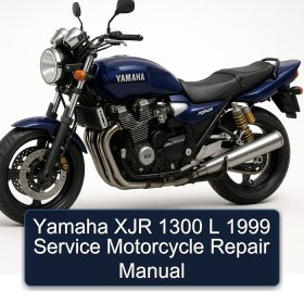 Yamaha XJR 1300 L 1999 Service Motorcycle Repair Manual