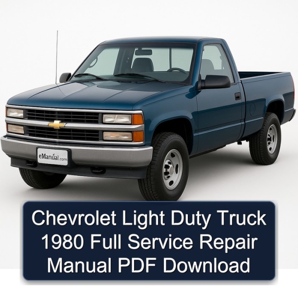 Chevrolet Light Duty Truck 1980 Full Service Repair Manual PDF Download