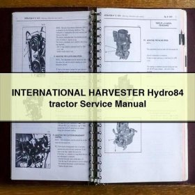 Manual de Servicio y Reparación del Tractor Hydro84 INTERNATIONAL HARVESTER