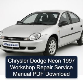 Chrysler Dodge Neon 1997 Workshop Repair Service Manual PDF Download