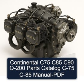 Continental C75 C85 C90 O-200 Parts Catalog C-75 C-85 Manual-PDF