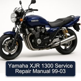 Yamaha XJR 1300 Service Repair Manual 99-03