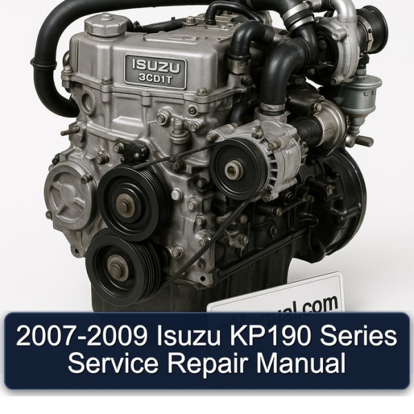 2007-2009 Isuzu KP190 Series Service Repair Manual