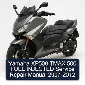 Yamaha XP500 TMAX 500 FUEL INJECTED Service Repair Manual 2007-2012