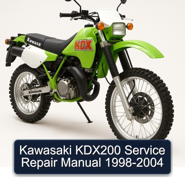 Kawasaki KDX200 Service Repair Manual 1998-2004