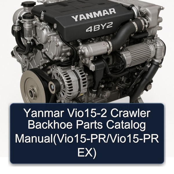 Yanmar Vio15-2 Crawler Backhoe Parts Catalog Manual(Vio15-PR/Vio15-PR EX)