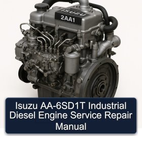 Isuzu AA-6SD1T Industrial Diesel Engine Service Repair Manual
