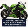 1988-1990 Kawasaki NinjaZX10 ZX10 Workshop Service Repair Manual