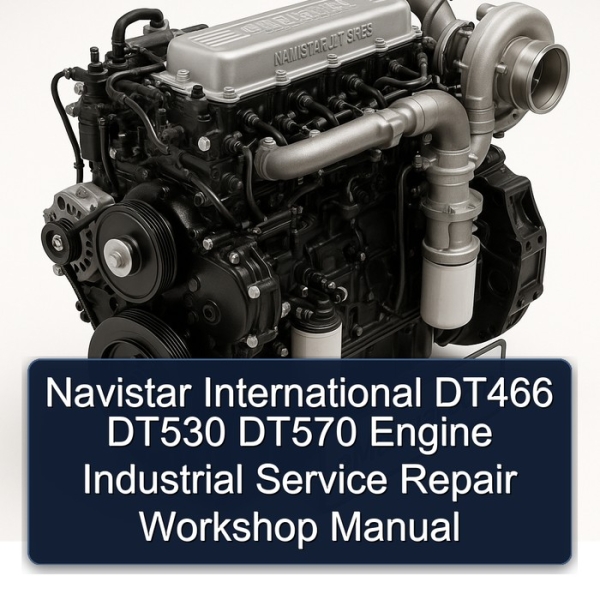 Navistar International DT466 DT530 DT570 Engine Industrial Service Repair Workshop Manual