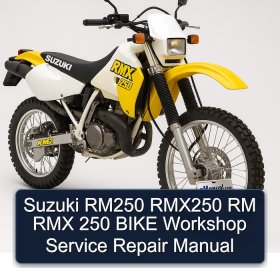 Suzuki RM250 RMX250 RM RMX 250 BIKE Workshop Service Repair Manual