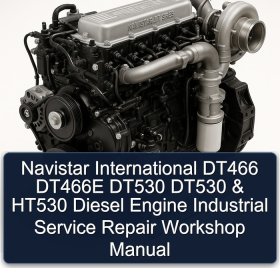 Navistar International DT466 DT466E DT530 DT530 & HT530 Diesel Engine Industrial Service Repair Workshop Manual