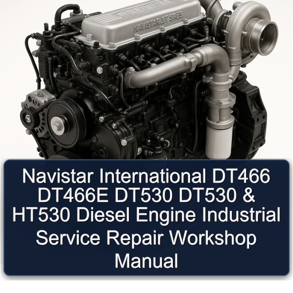 Navistar International DT466 DT466E DT530 DT530 & HT530 Diesel Engine Industrial Service Repair Workshop Manual