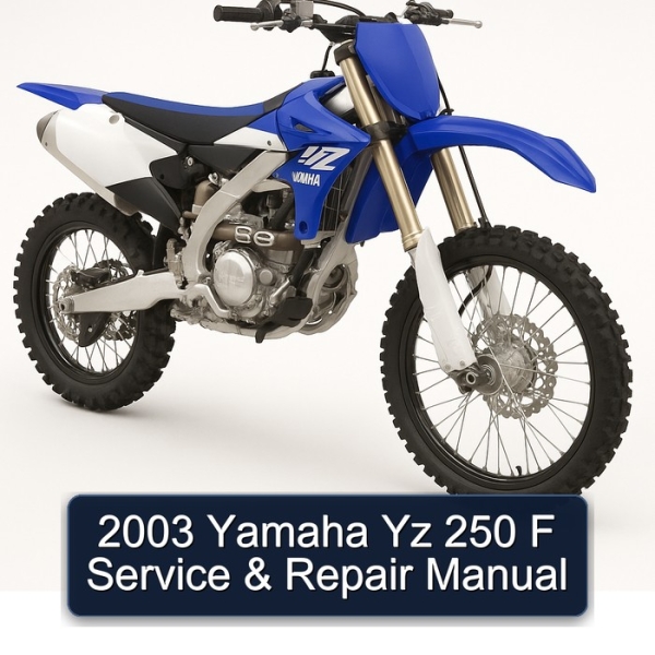 2003 Yamaha Yz 250 F Manual de servicio y reparación