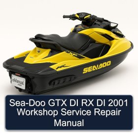 Sea-Doo GTX DI RX DI 2001 Workshop Service Repair Manual