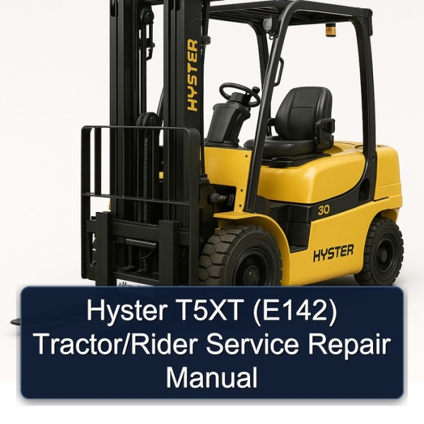 Hyster T5XT (E142) Tractor/Rider Service Repair Manual