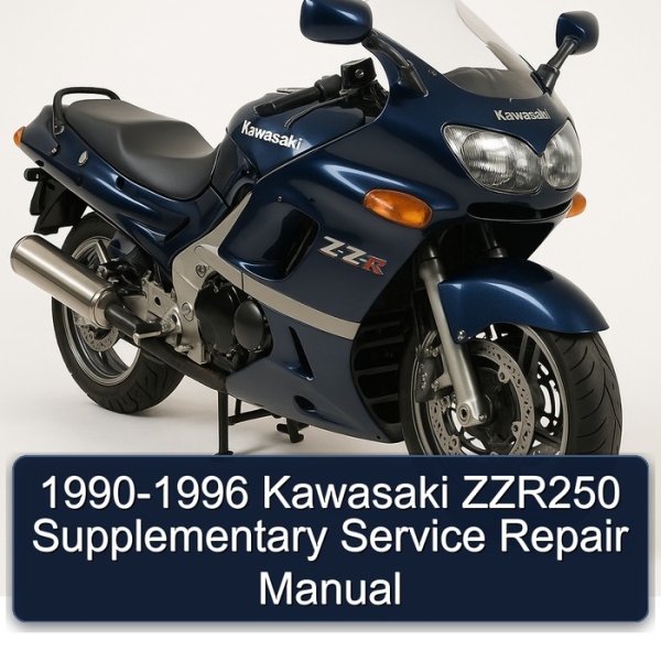 1990-1996 Kawasaki ZZR250 Supplementary Service Repair Manual