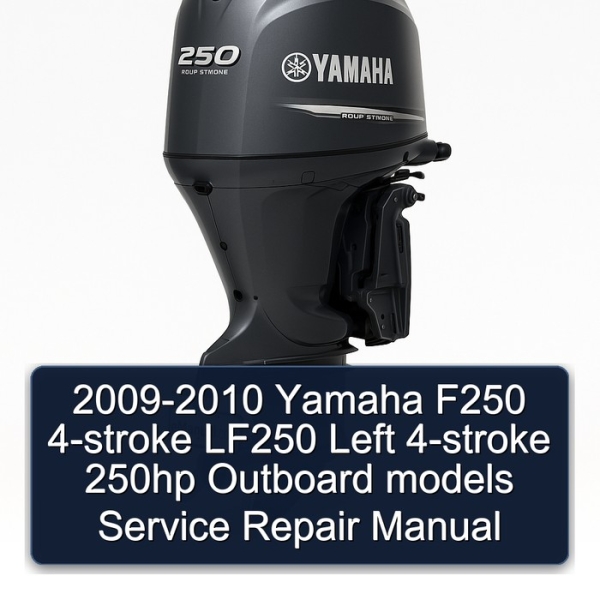 2009-2010 Yamaha F250 4-stroke LF250 Left 4-stroke 250hp Outboard models Service Repair Manual