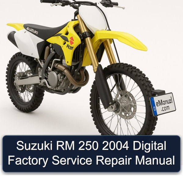 Suzuki RM 250 2004 Digital Factory Service Repair Manual