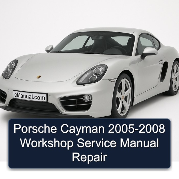 Porsche Cayman 2005-2008 Workshop Service Manual Repair