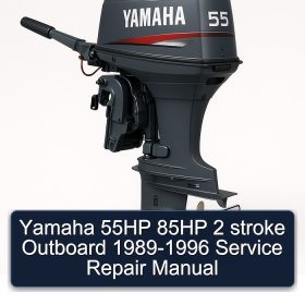 Yamaha 55HP 85HP 2 stroke Outboard 1989-1996 Service Repair Manual