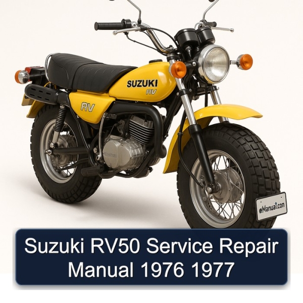 Suzuki RV50 Service Repair Manual 1976 1977