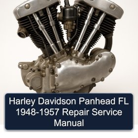 Harley Davidson Panhead FL 1948-1957 Repair Service Manual