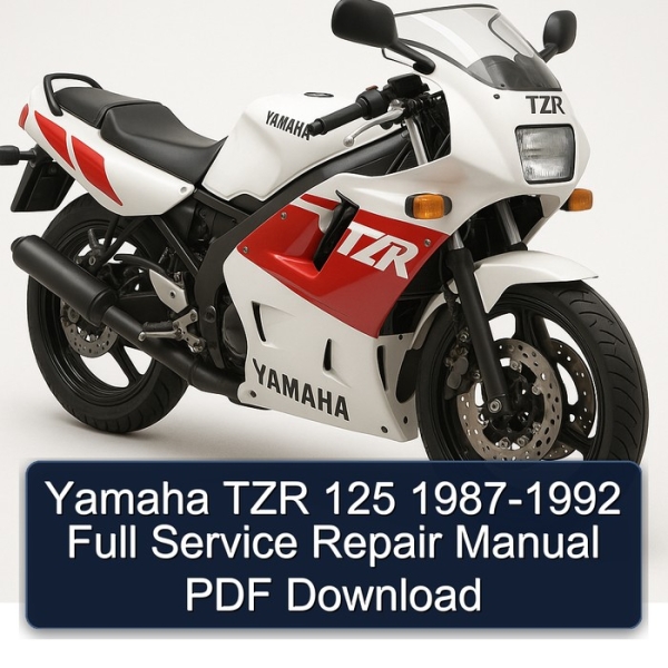 Yamaha TZR 125 1987-1992 Full Service Repair Manual PDF Download