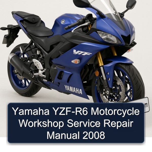 Yamaha YZF-R6 Motorcycle Workshop Manual de servicio y reparación 2008