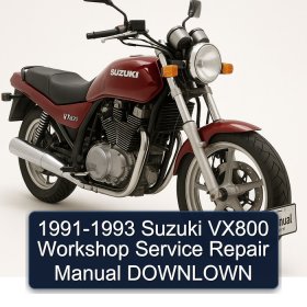 1991-1993 Suzuki VX800 Workshop Service Repair Manual DOWNLOWN