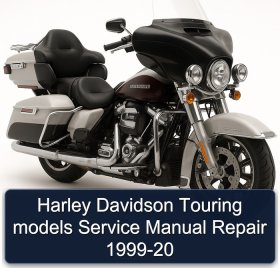Harley Davidson Touring models Service Manual Repair 1999-20