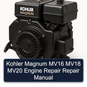 Kohler Magnum MV16 MV18 MV20 Engine Repair Repair Manual