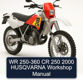 WR 250-360 CR 250 2000 HUSQVARNA Workshop Manual