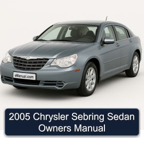2005 Chrysler Sebring Sedan Owners Manual