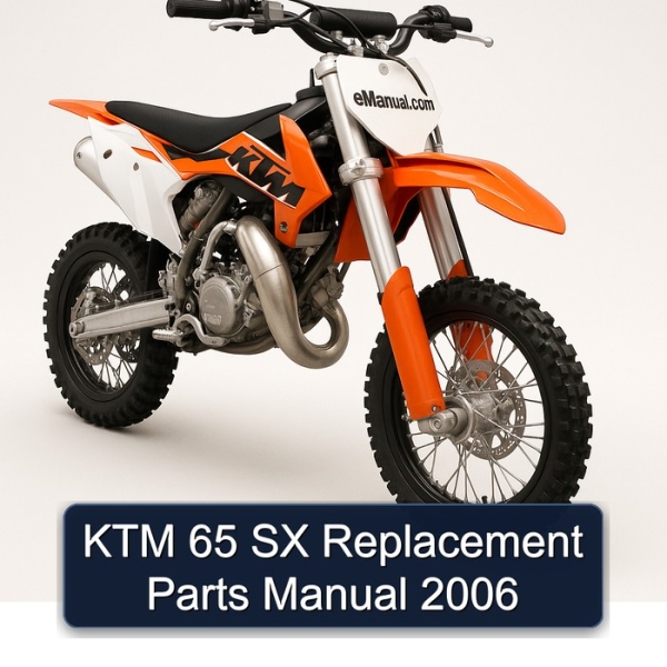KTM 65 SX Replacement Parts Manual 2006