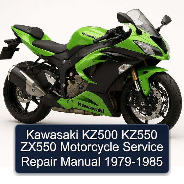 Kawasaki KZ500 KZ550 ZX550 Motorcycle Service Repair Manual 1979-1985