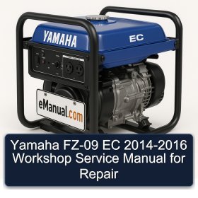 Yamaha FZ-09 EC 2014-2016 Workshop Service Manual for Repair