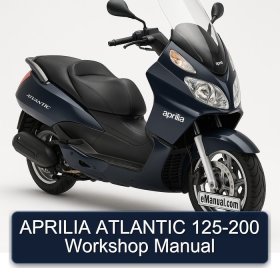 APRILIA ATLANTIC 125-200 Workshop Manual
