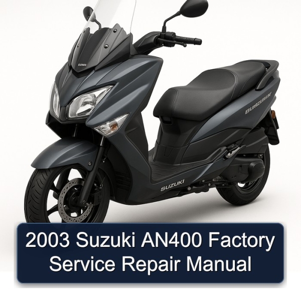 2003 Suzuki AN400 Factory Service Repair Manual