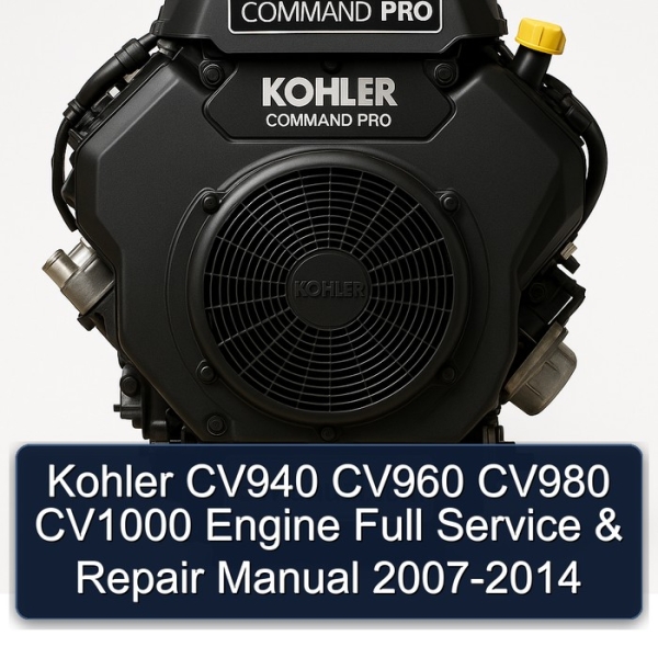 Kohler CV940 CV960 CV980 CV1000 Engine Full Service & Repair Manual 2007-2014